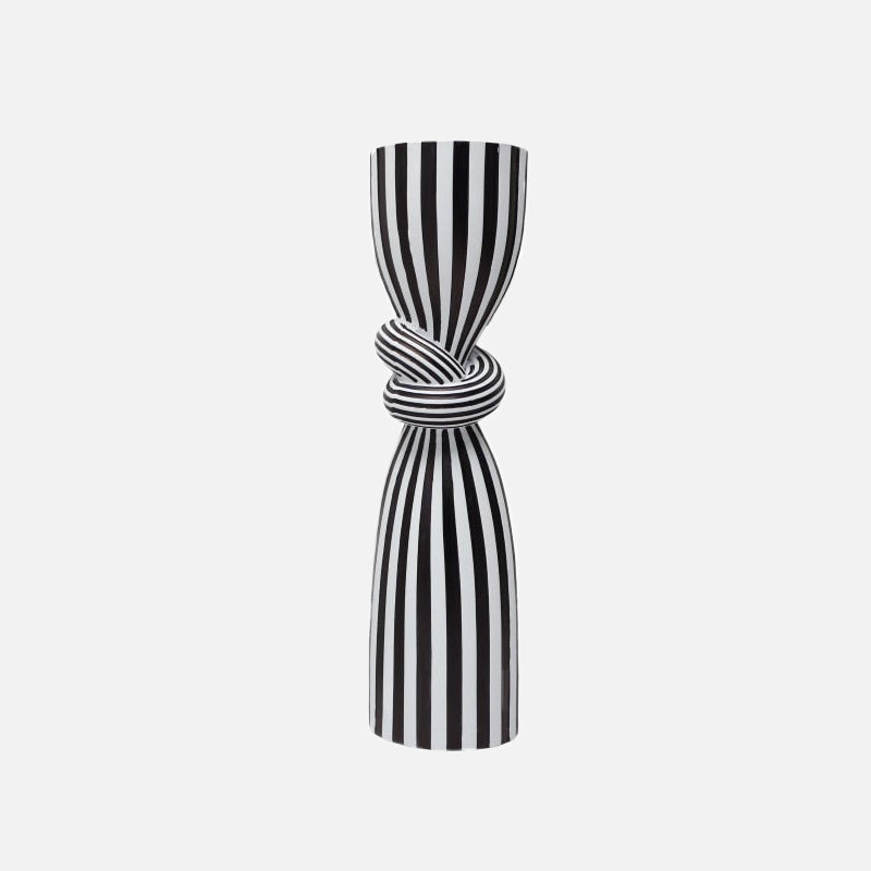 Optic Knot Stripe Candle Holder