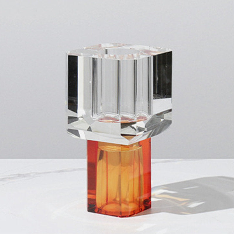 Luxury Crystal Block Vase