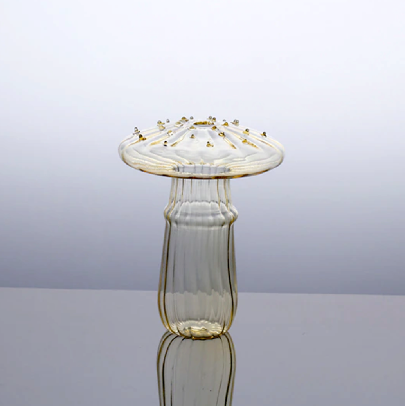 Velo Mushroom Glass Vase