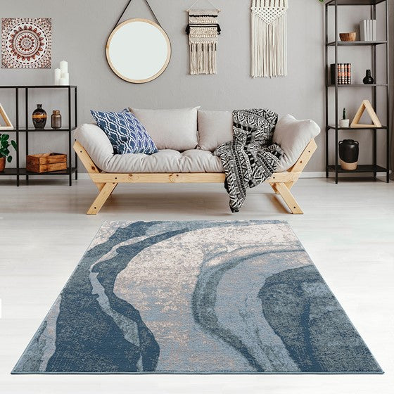 Grace Abstract Wave Area Rug