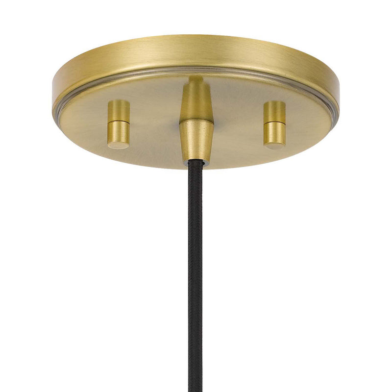 Brass Sparkle Globe Glass Pendant Light