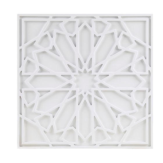 Boho Notion Square Carved Wall Panel