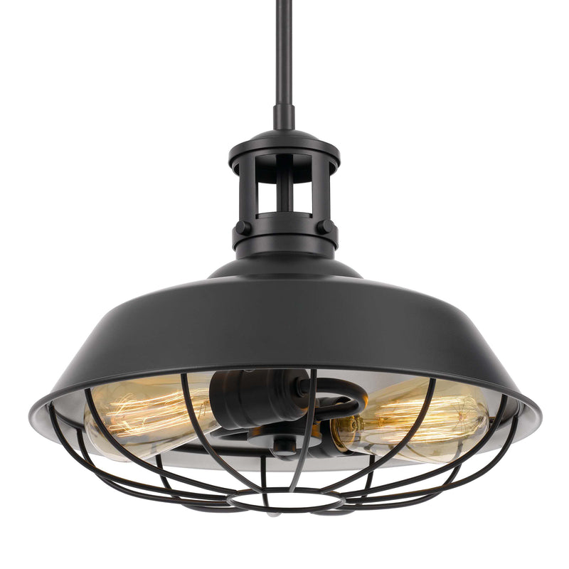 Steel Nickel Black Pendant & Ceiling Lamp