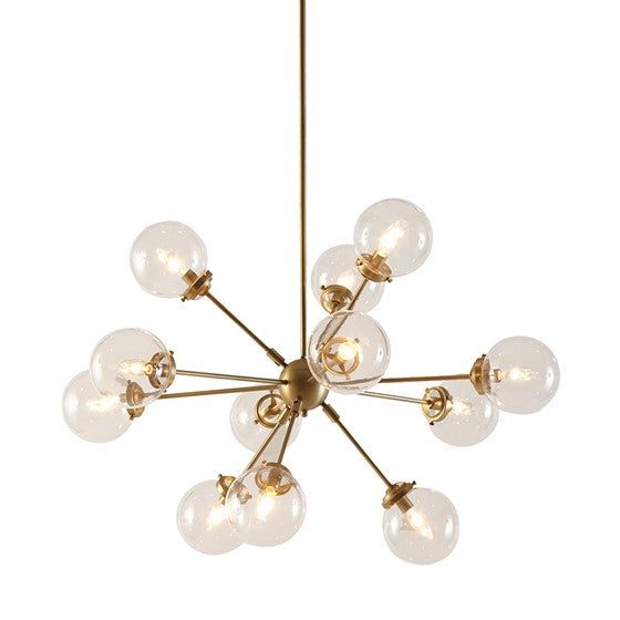 Paige Chandelier with Oversized Globe Bulbs