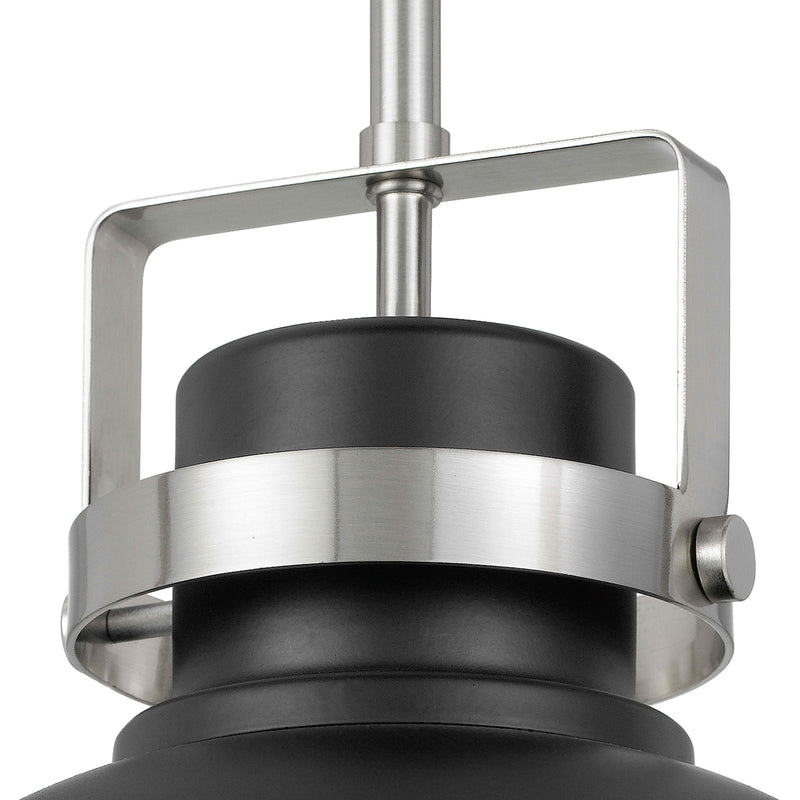 Steel Metal Black Pendant & Ceiling Lamp