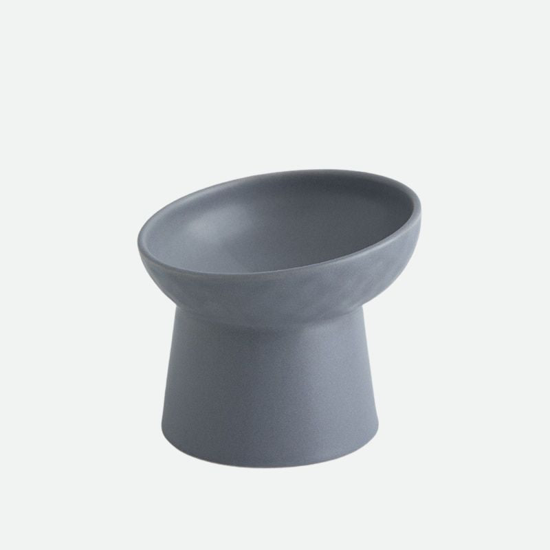 Ceramic Pet Food Bowl Cervical Angle 