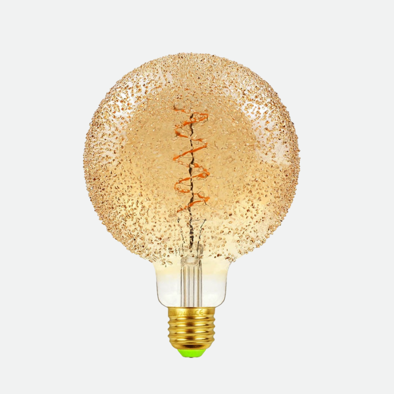 Contemporary & Vintage Style Dimmable LED Edison Filament Light Bulbs Warm white Amber Glass
