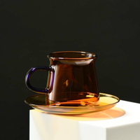 Dinnerware Resistant Glass with Saucer Tea Cup