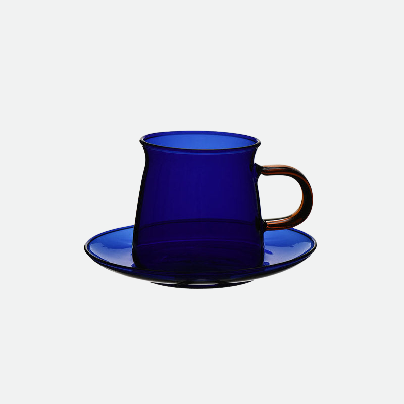 Dinnerware Resistant Glass with Saucer Tea Cup
