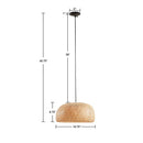 Astrid Bowl Shaped Bamboo Pendant Lamp