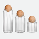 Glass jar with lid Kitchen Organizer