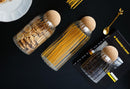 Glass jar with lid Kitchen Organizer