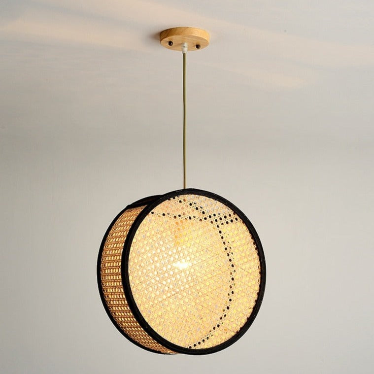 Led Rattan Light Illuminate Your Space with the Bali Sculptural Rattan LED Pendant Light ...