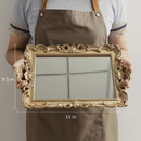 Baroque Vintage Mirror Tray