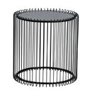 Basket Mirror & Metal Coffee Table