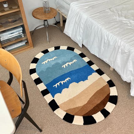 Bathroom Decoration Carpet Floor Mat Strip Soft Mats for Home Decoration