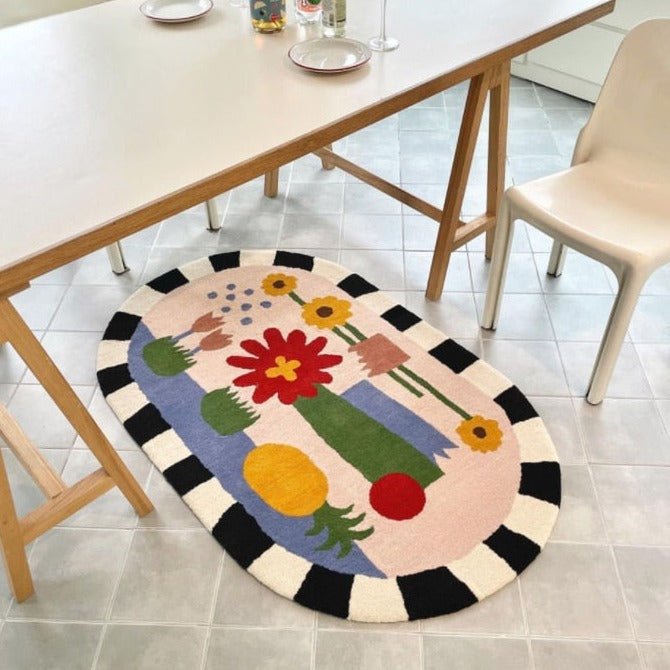 Bathroom Decoration Carpet Floor Mat Strip Soft Mats for Home Decoration