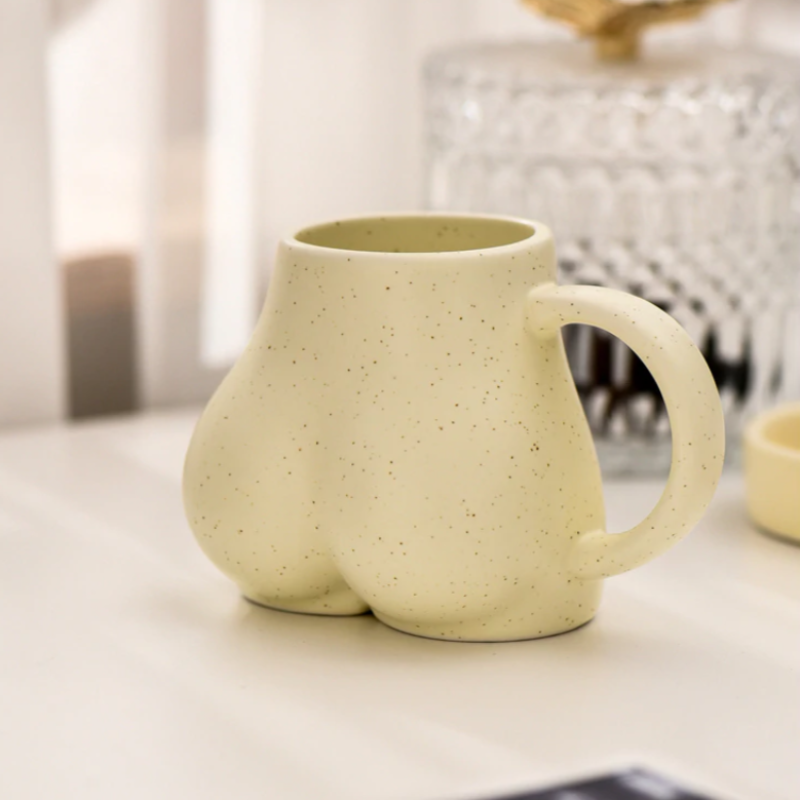 Booty Shapes Ceramic Cup  Letifly Lights & Decor