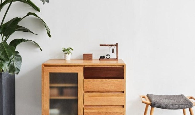 L shape walnut hanger