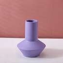 cylinder abstract vibrant color ceramic vase