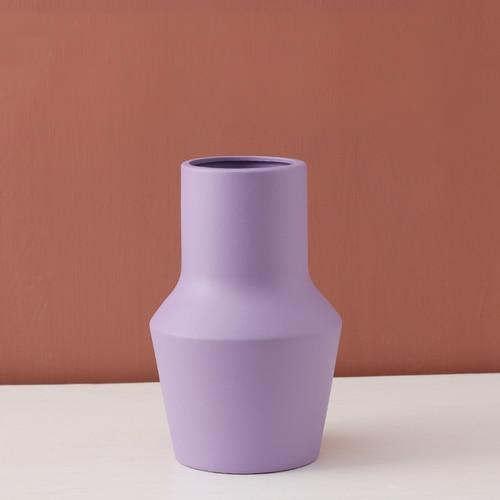cylinder abstract vibrant color ceramic vase
