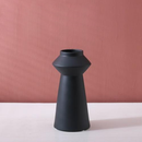 cylinder abstract vibrant color ceramic vase