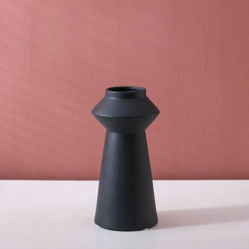 cylinder abstract vibrant color ceramic vase