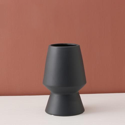 cylinder abstract vibrant color ceramic vase