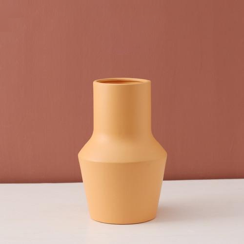 cylinder abstract vibrant color ceramic vase