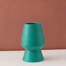 cylinder abstract vibrant color ceramic vase