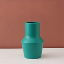 cylinder abstract vibrant color ceramic vase