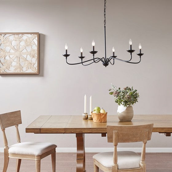 Brighton Farmhouse Metal Chandelier