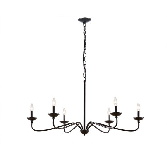 Brighton Farmhouse Metal Chandelier