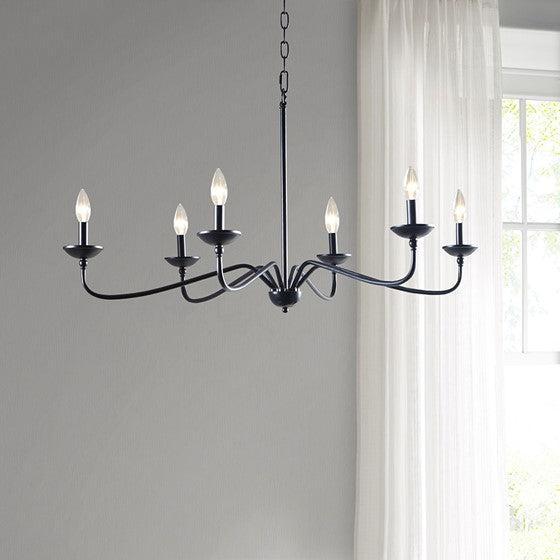 Brighton Farmhouse Metal Chandelier