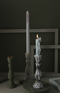 Brush Painted Vintage Candle Holder