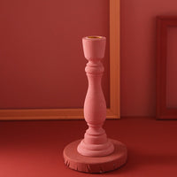 Brush Painted Vintage Candle Holder
