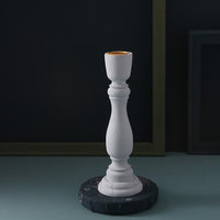 Brush Painted Vintage Candle Holder