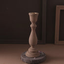 Brush Painted Vintage Candle Holder