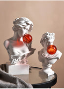 Decorative Accents Bubble Pop Greek Scuplture Figurine