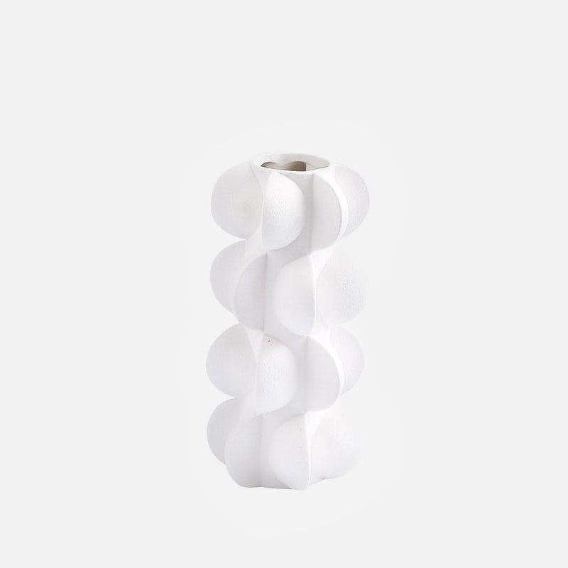 Ceramic Geometric Flower Vase 
