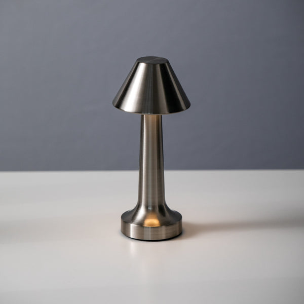 Conic Table Lamp with Rechargeable Batteries