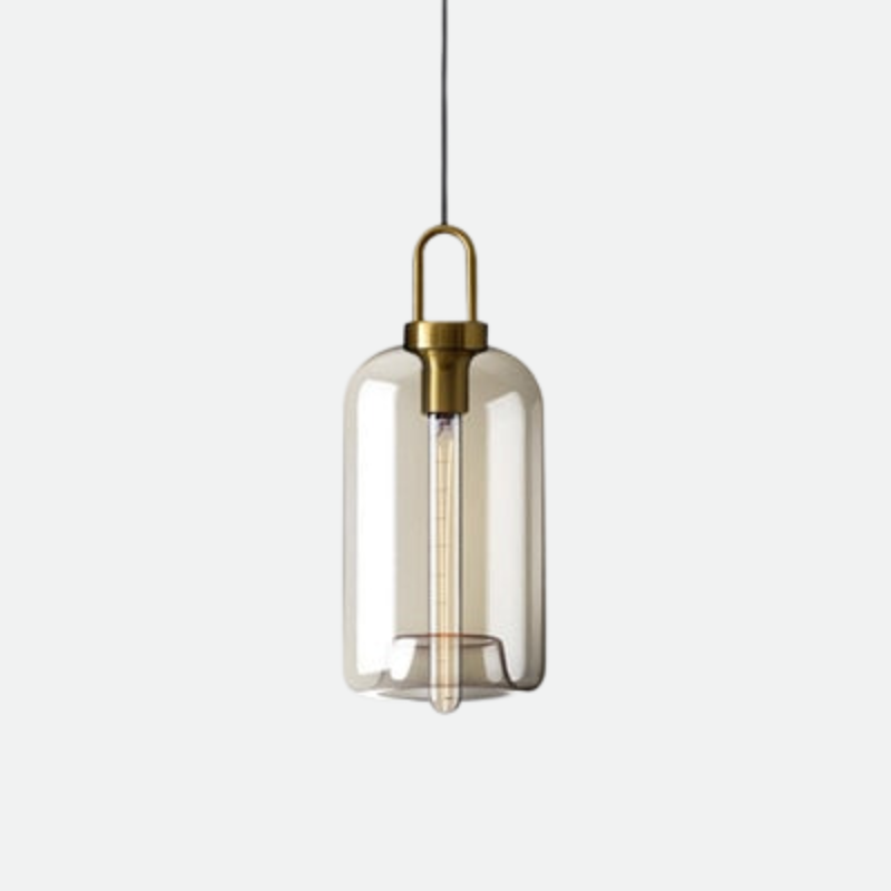 Cafe Sculpted Glass Pendant Light