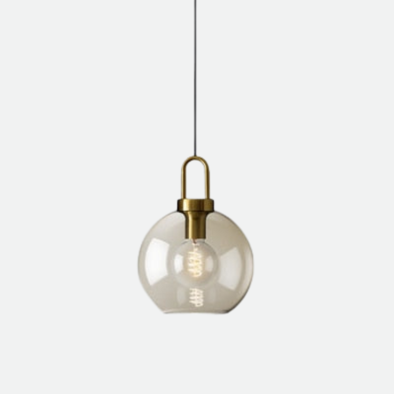 Cafe Sculpted Glass Pendant Light