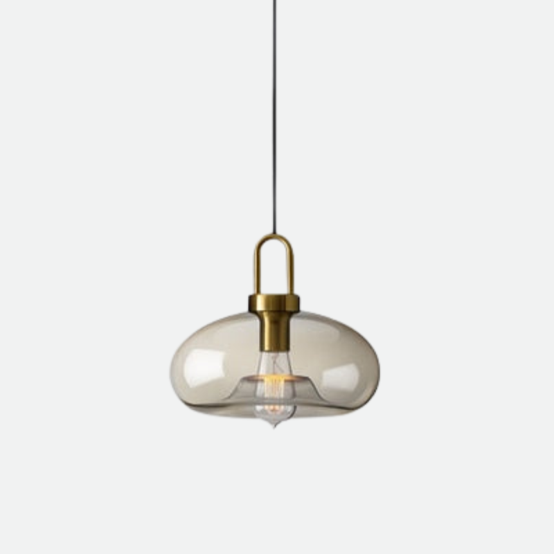 Cafe Sculpted Glass Pendant Light