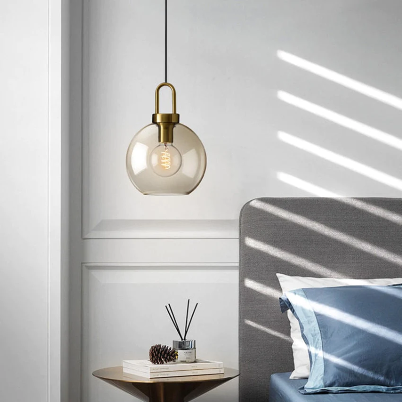Cafe Sculpted Glass Pendant Light
