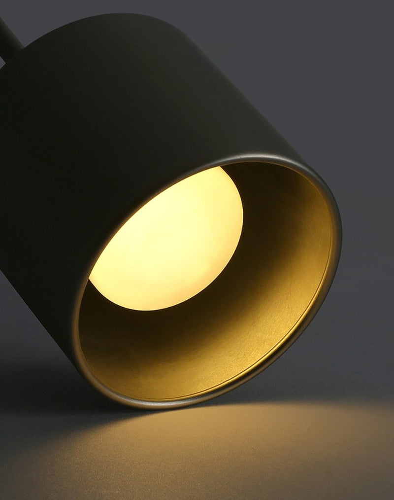 Round Polished Iron Transparent Acrylic Wall Light 