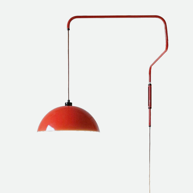 LED Arm Red Wall Lamp for Living/Dining Room 