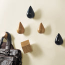Wood Hanger Round Cylindrical Dice Holder