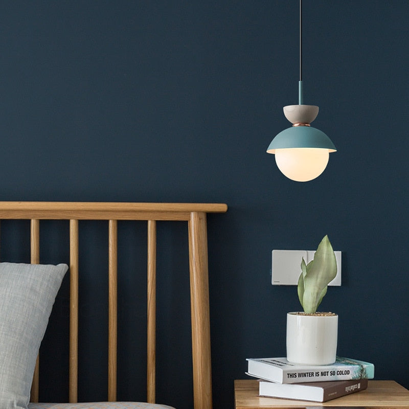 round glass ball hanging ceiling pendant light