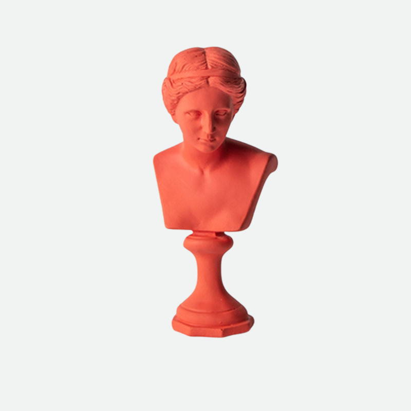 Resin Statue Sculpture Red Blue Color Home Decoration